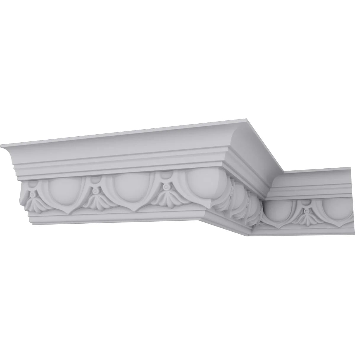 7 3/8"H x 6 1/8"P x 9 5/8"F x 94 1/2"L, (7 3/8" Repeat), Artis Crown Moulding