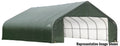 ShelterLogic 28' x 20' x 20' Peak Style Shelter, Green