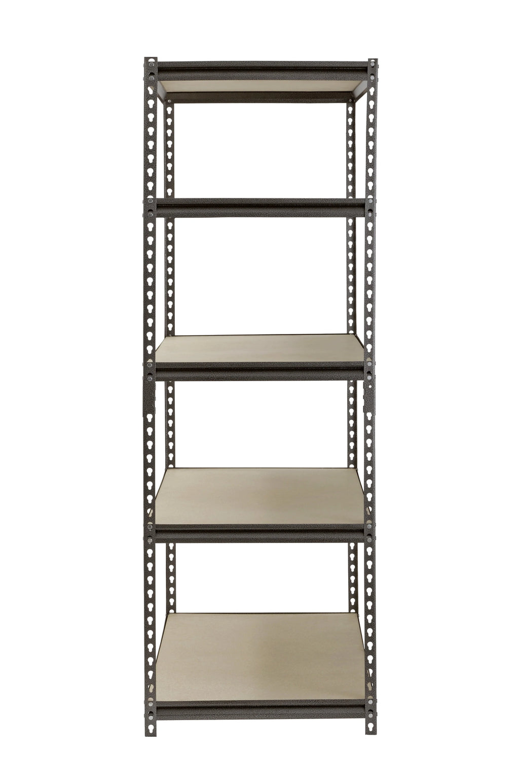 Muscle Rack 48"W x 24"D x 72"H 5-Shelf Steel Freestanding Shelves, Silver