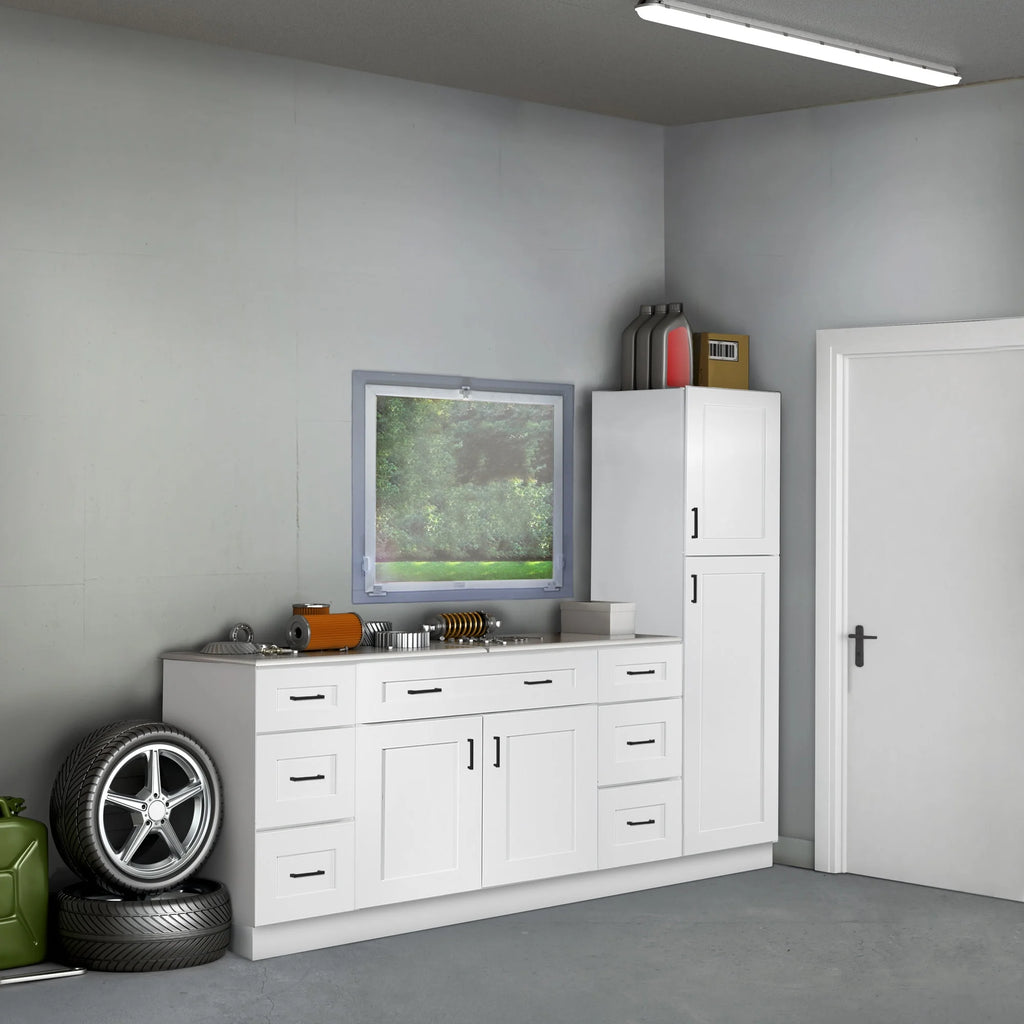 Design House Brookings Ready to Assemble Shaker Style Wall Kitchen Cabinet (15" x 36" x 12"), White