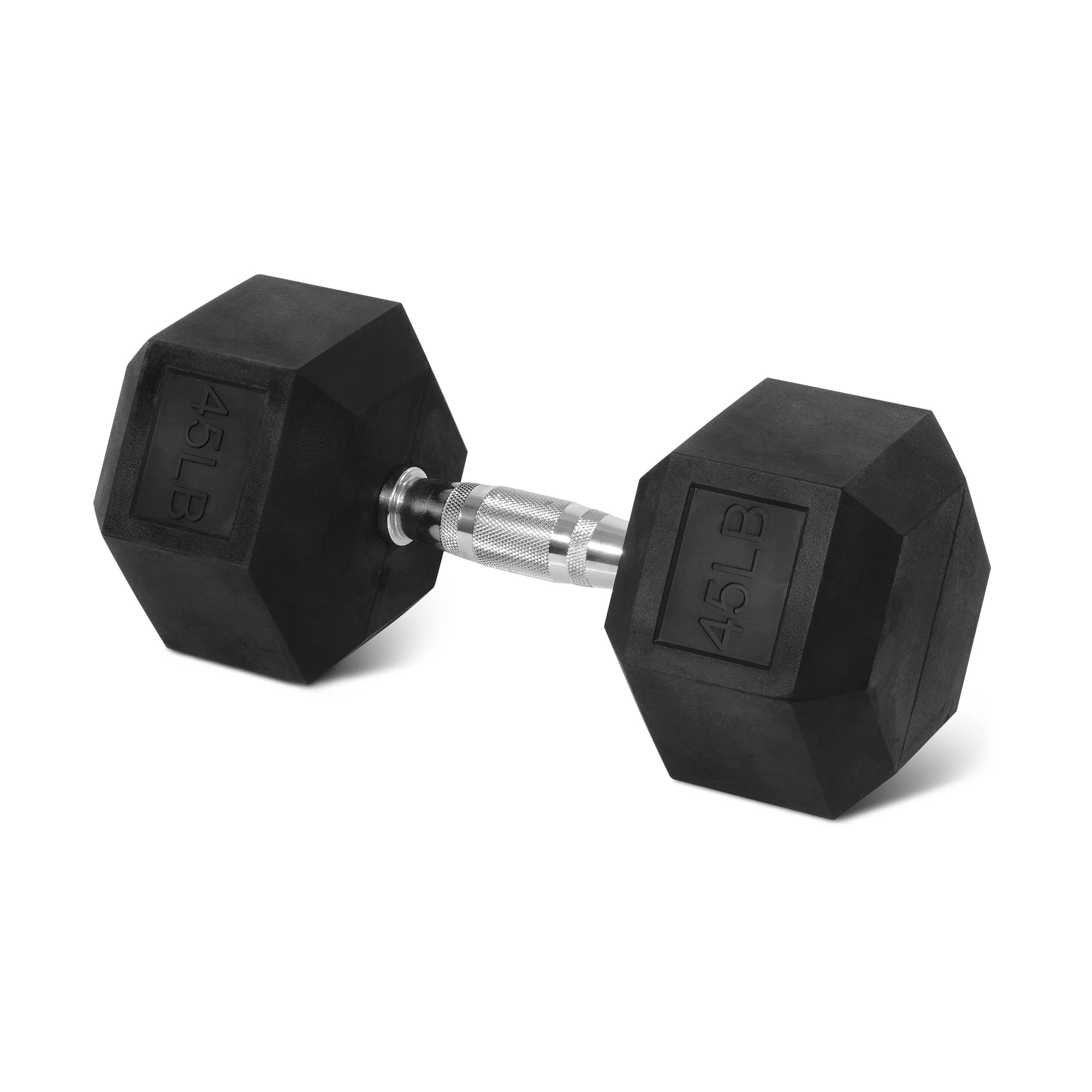 BalanceFrom Non Slip Grip Rubber Hex Dumbbell Set, 5.00 x 12.00 x 5.00 in
