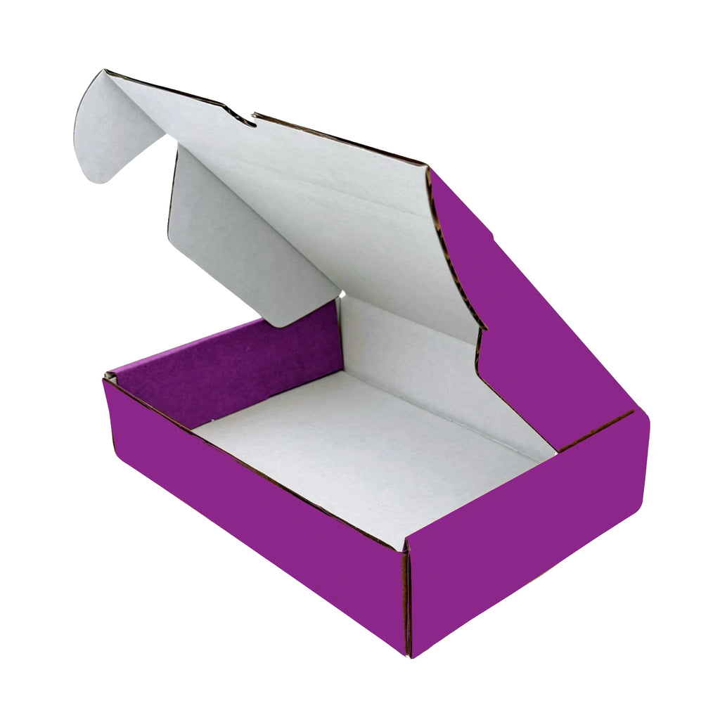 Ucanpack Heavy Duty Boxes For Moving Deluxe Mailer Box Purple Medium , 11? x 7? x 4?" - 50 Pcs