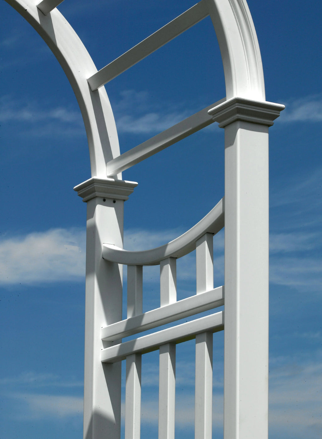 Vita 49" L x 24" W x 91.6" H Vienna Classic Vinyl Arbor, White, VA68144