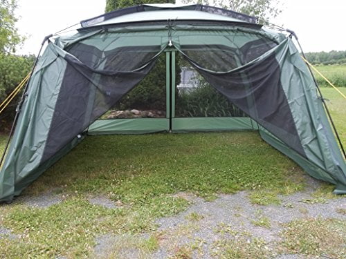 Yanes NEW Kuche Kitchen Tent (12 x 12 x 7'6'') with Rain Panels, Screen House, Dining Shelter, Tent
