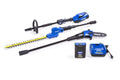 40V MAX Cordless Pole Hedge Trimmer & Pole Saw Combo Kit with 20-Inch Hedge Blades, 8-Inch Saw, Battery & Charger