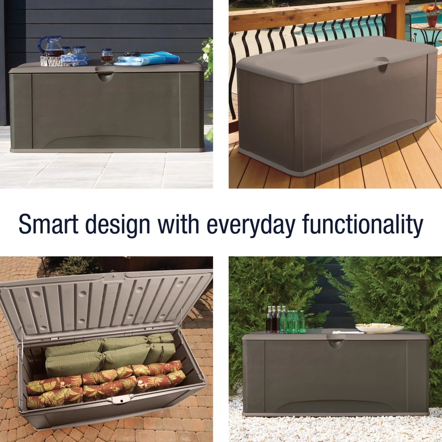 Rubbermaid Deck Box with Seat - X-Large