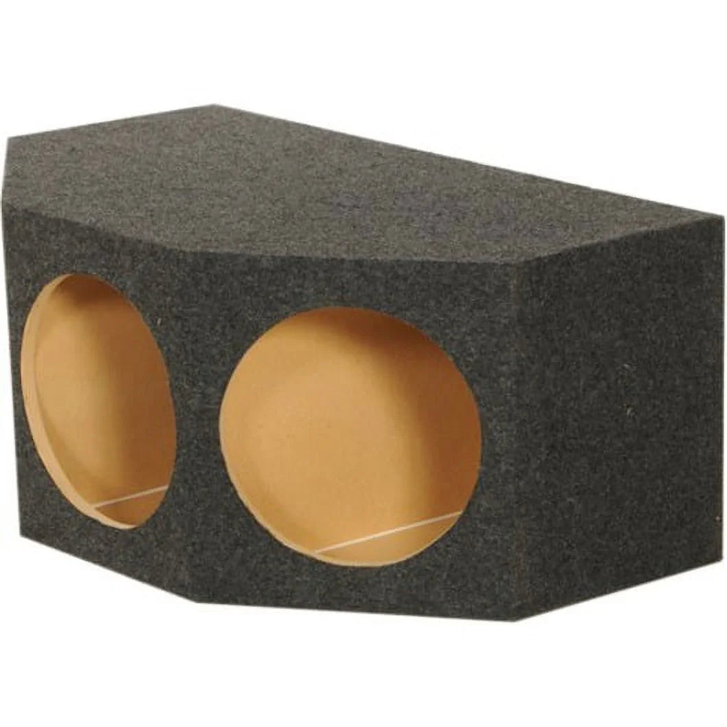 QPower BASS12 3 Hole 12" Sealed Car Subwoofer Enclosure Box | 35 x 20.25 x 15
