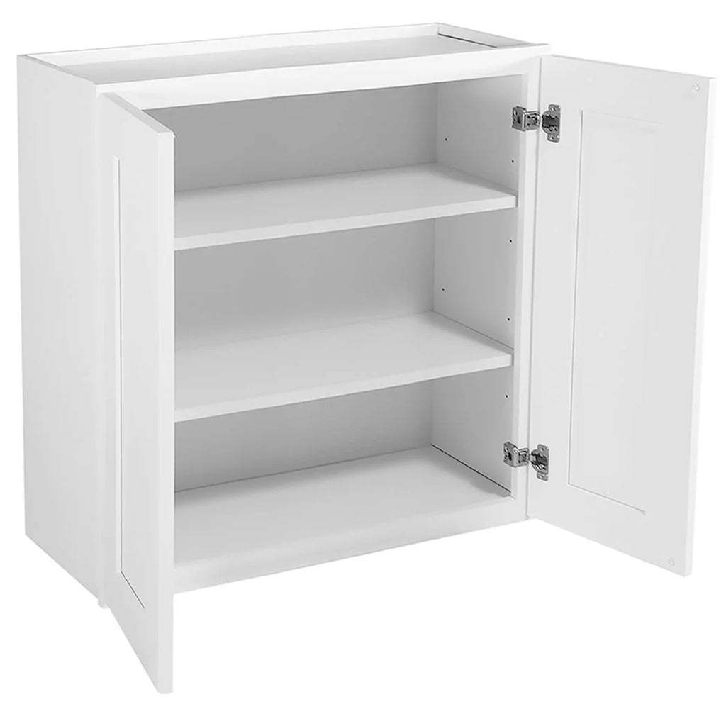 Design House Brookings Solid Wood Ready to Assemble Wall Kitchen Cabinet (30" x 12" x 36"), Espresso