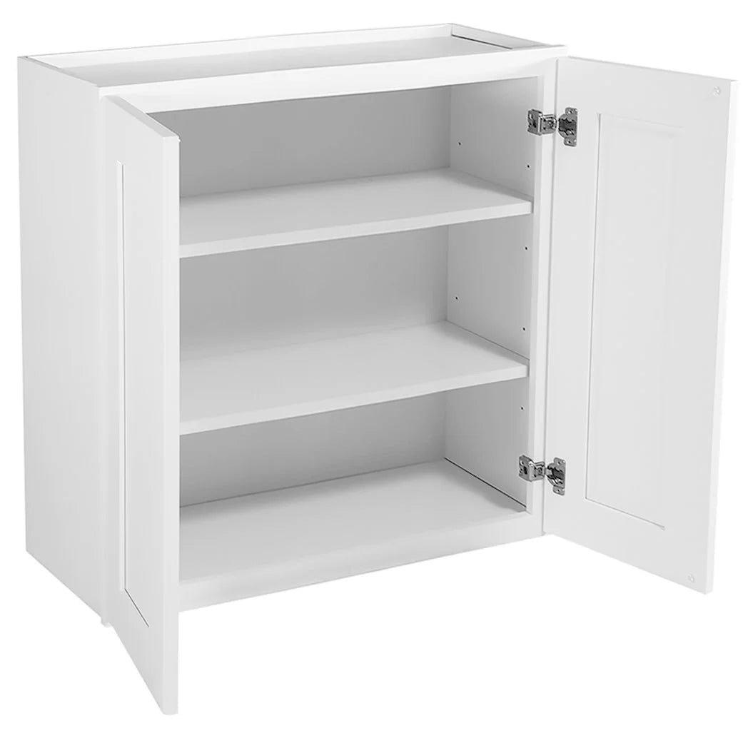 Design House Brookings Solid Wood Ready to Assemble Wall Kitchen Cabinet (30" x 12" x 36"), Espresso