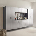 Astro Series 128 in. W x 79 in. H x 20 in. D Garage Cabinet Set A (7-Piece)