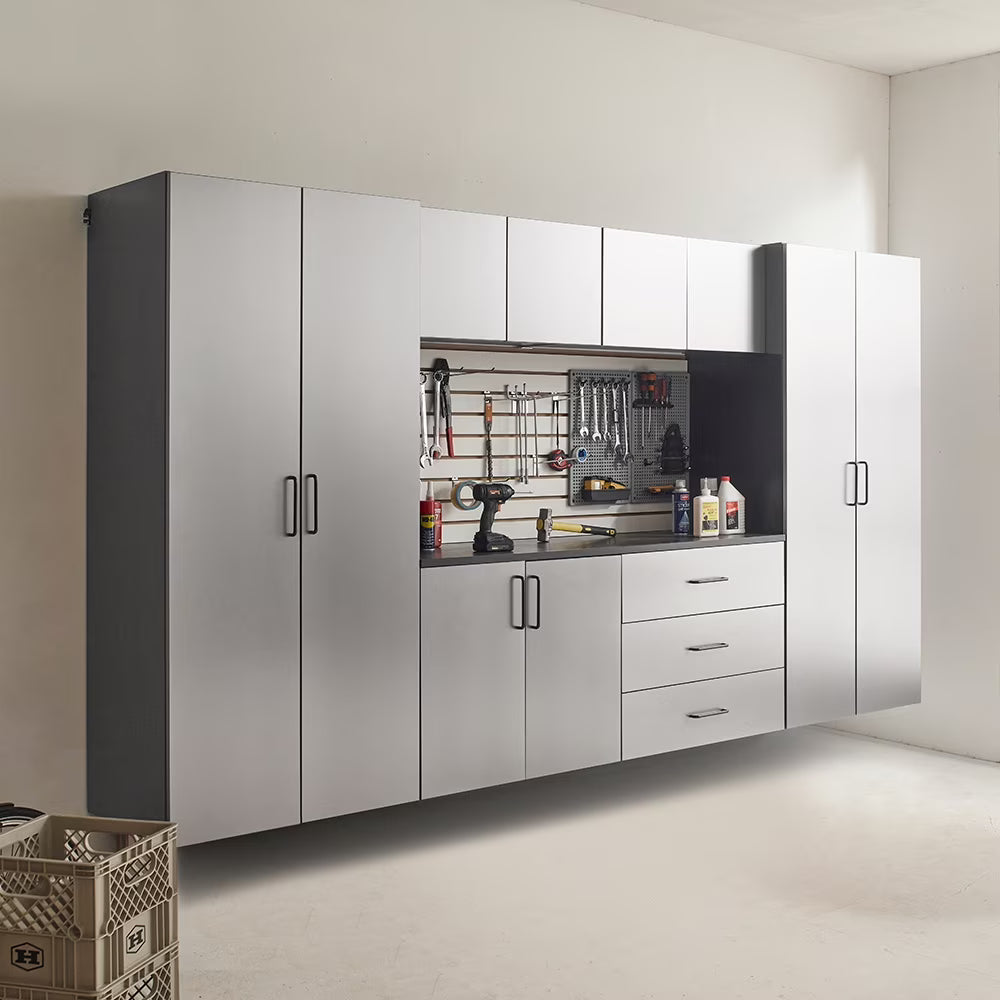 Astro Series 128 in. W x 79 in. H x 20 in. D Garage Cabinet Set A (7-Piece)