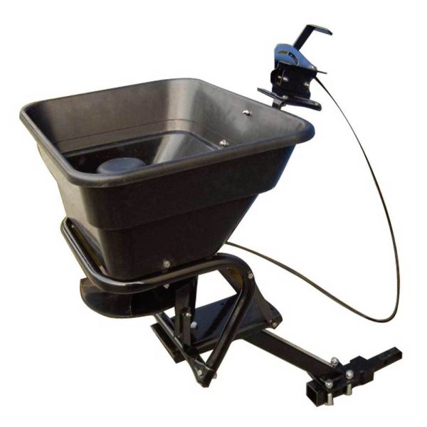 80 lb ATV Seed and Fertilizer Spreader with 12V Motor, Broadcast Spreader for UTV and Tractor