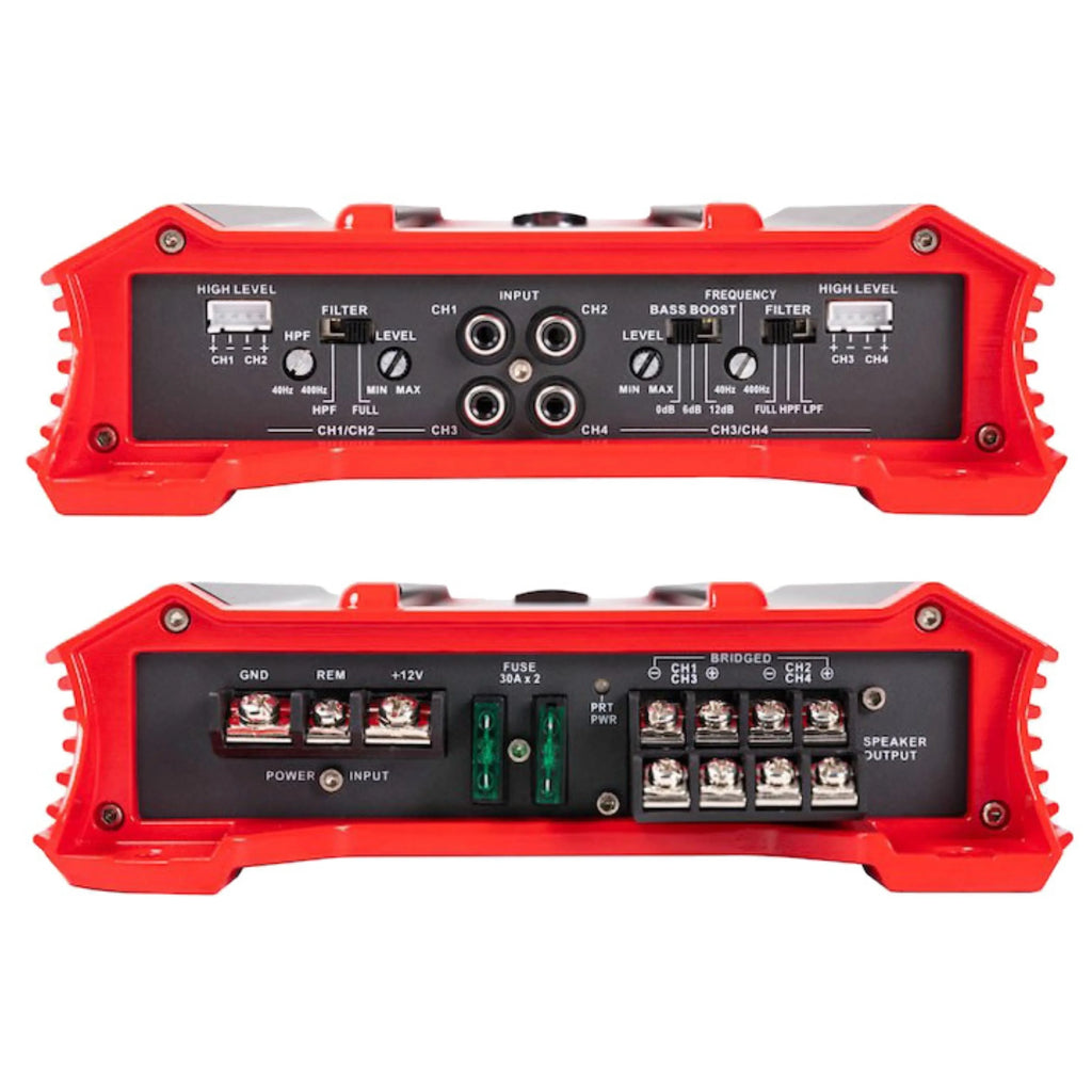 Crunch GP-2000.4 4-Channel Car Amplifier, 2000W, 16" x 10" x 4"