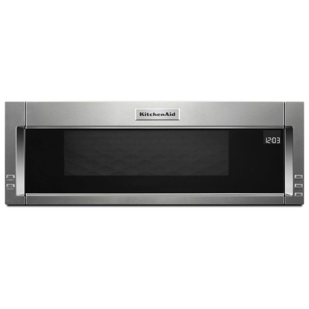 30-Inch Over-the-Range Microwave Hood Combination with 1000W Power, 500 CFM Ventilation, LED Lights