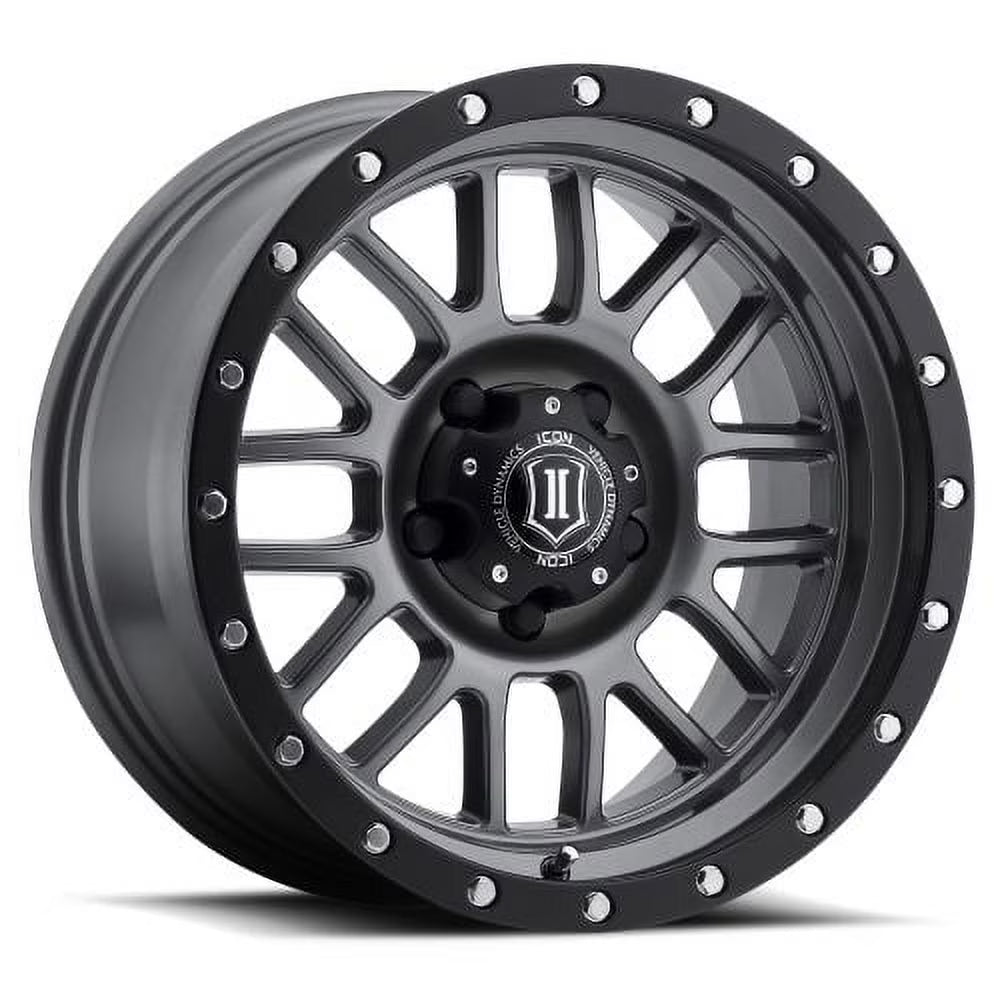 ICON Alloys Alpha, Gun Metal, 20 x 9 / 5 x 150, 16mm Offset, 5.625" BS