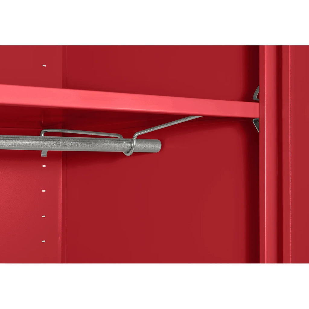 Elite Series Combination Cabinet with Adjustable Shelves, 36"W x 18"D x 72"H, Red
