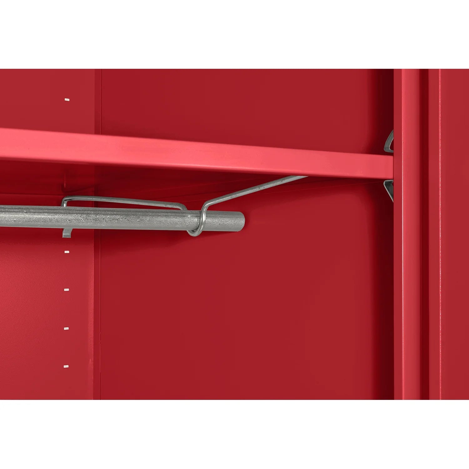 Elite Series Combination Cabinet with Adjustable Shelves, 36"W x 18"D x 72"H, Red