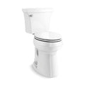 Highline Arc 19-Inch Extra Tall Elongated Toilet with Slow-Close Seat, 1.28 GPF Complete Installation Kit