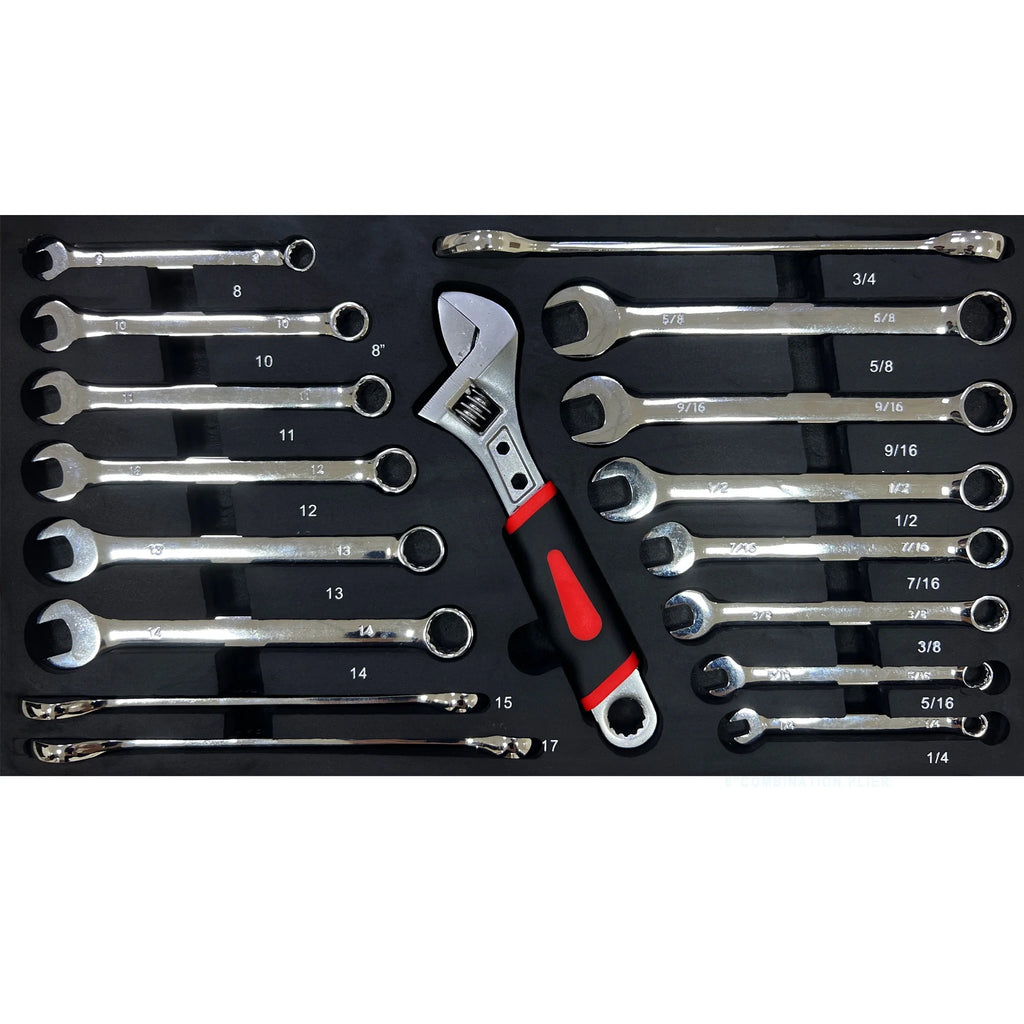 Seizeen Heavy Duty Universal Mechanic Tool Set, Metal Black, 19.7"x 10.6" x 13.86", 339 Count