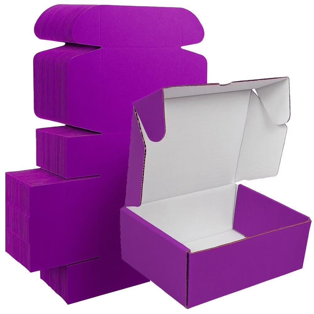 Ucanpack Corrugated Mailer Box Packing Supplies For Moving Purple Large , 18 x 14 x 4" - 25 Pcs