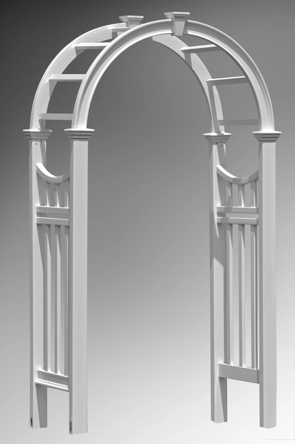 Vita 49" L x 24" W x 91.6" H Vienna Classic Vinyl Arbor, White, VA68144