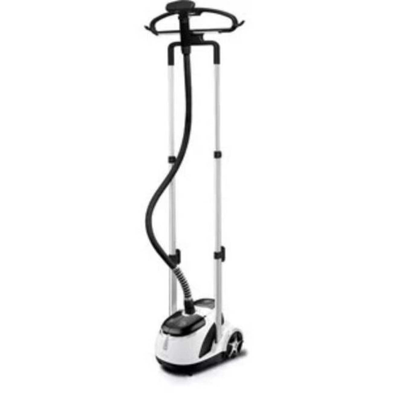 GS18-DJ-120A WHITE 65 x 11.4 x 14.2 in. Complete Fabric Care Steamer Set, White & Black
