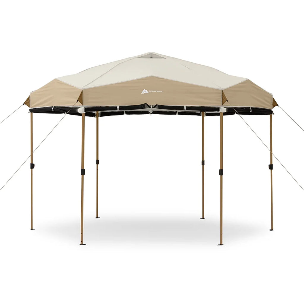 12' x 10' Glamping Hexagon Lighted Canopy
