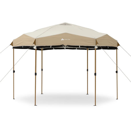 12' x 10' Glamping Hexagon Lighted Canopy