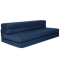Tri-Fold Foam Folding Mattress and Sofa Bed for Guests - Queen 78 x 58 x 4.5 Inch