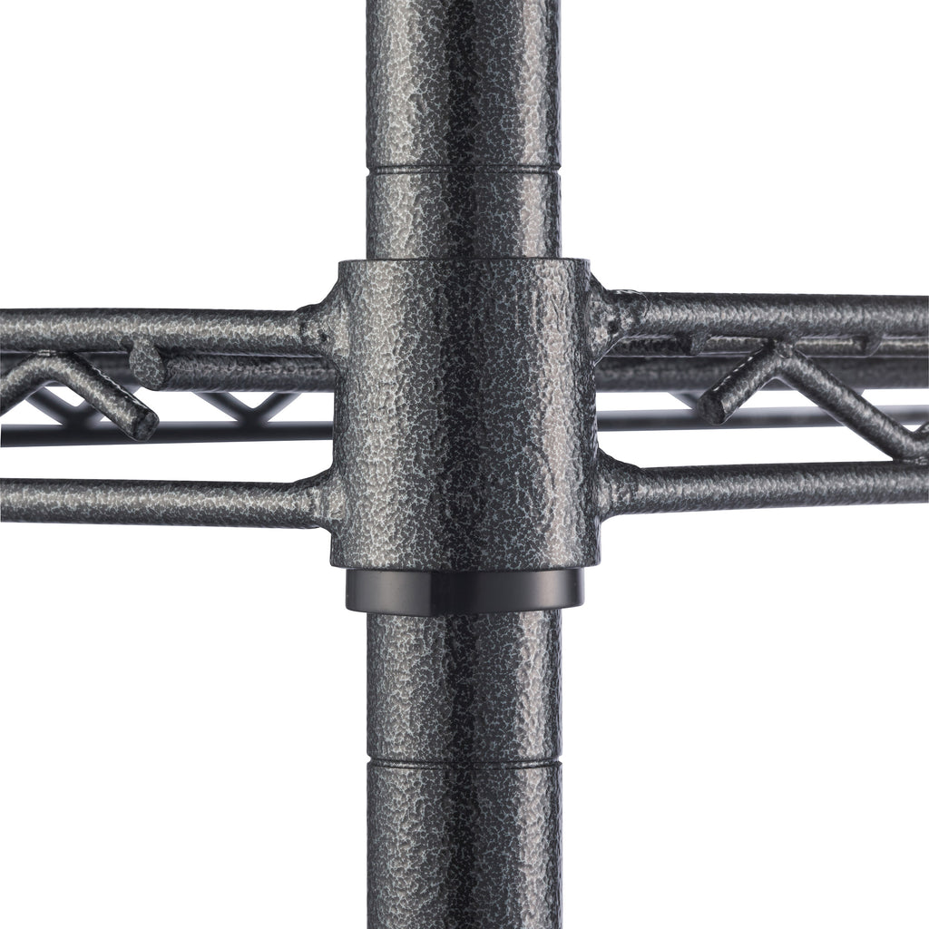 TRINITY 6-Tier Wire Shelving Rack, 48' x 18' x 72' NSF, Includes Wheels