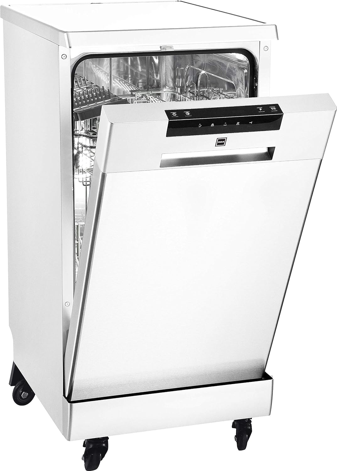 18 Inch Portable Dishwasher - 8 Place Settings Countertop/Compact Dish Washer White