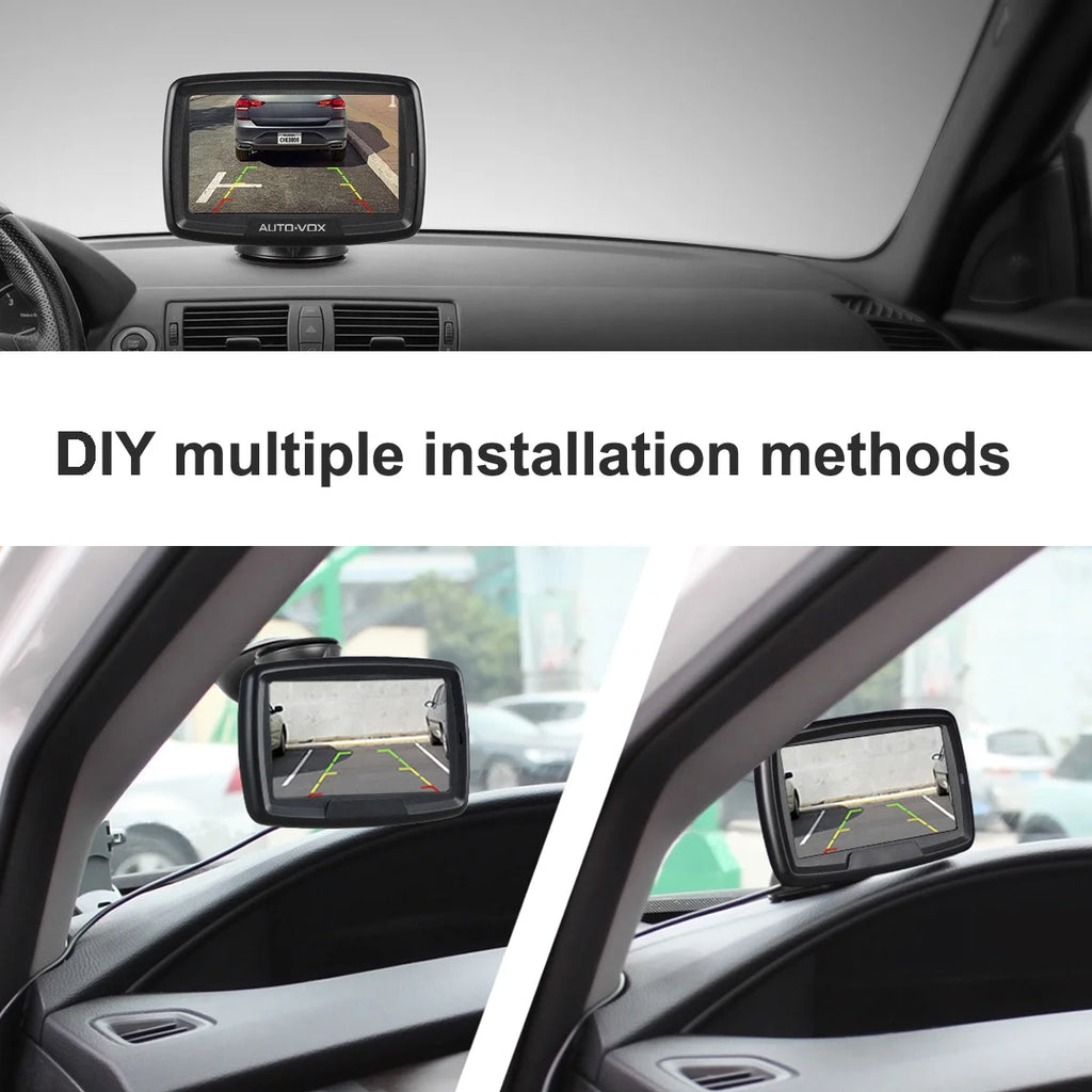 Auto-Vox Wireless Backup Digital Wireless Reverse Camera for Trailer, Black, 4.50 x 0.50 x 3.40 in